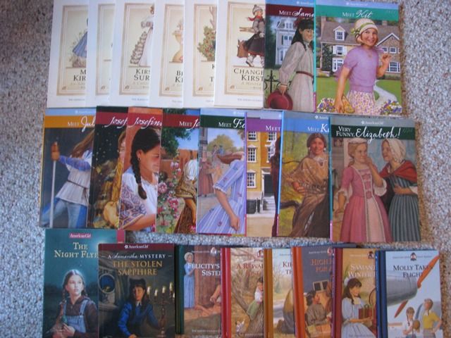 24 American Girl Books Samantha, Kit, Julie, Josefina, Complete 