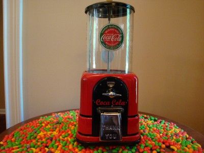 Vintage 1¢ Cent *COCA COLA* Gumball Vending Machine Coke Sign Arcade 