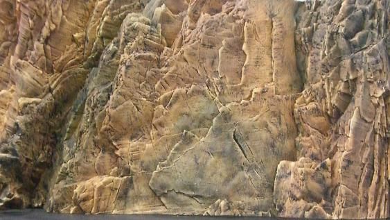 AQUATERRA Naturalistic 3D Aquarium Background Canyon Rock 72x24 