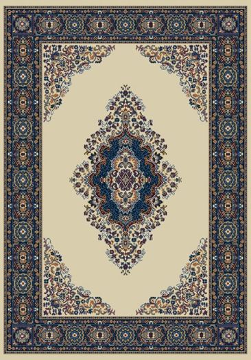 Cathedral CREAM area Rug 5x8 TRADITIONAL Room Size  