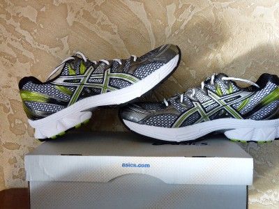 NIB MENS ASICS GEL NIMBUS 12 RUNNING SHOES WHITE/ LIME $130 Different 