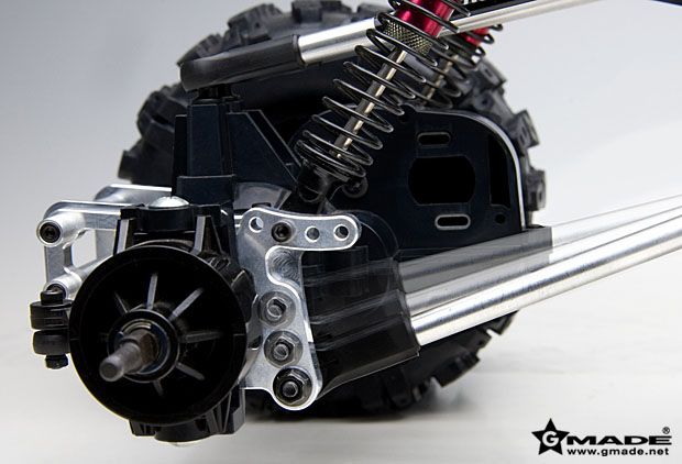 Adjustable axle mount for Gmade spider stealth crawler  