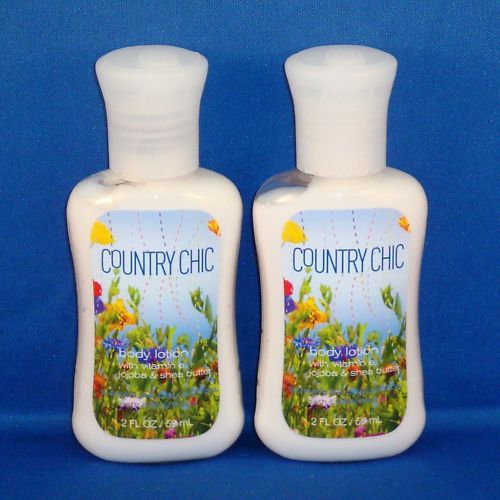 Bath & Body Works 2 Country Chic Mini Lotions 2 oz NEW  