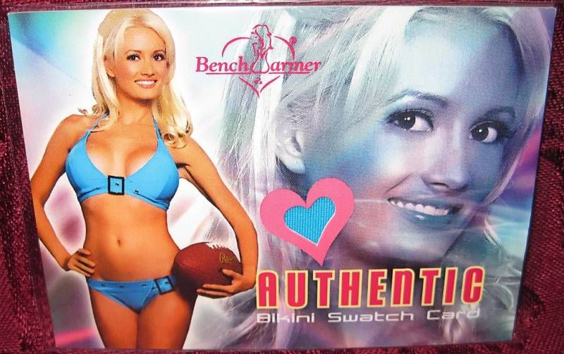 2005 BENCHWARMER BIKINI SWATCH CARD HOLLY MADISON #6  