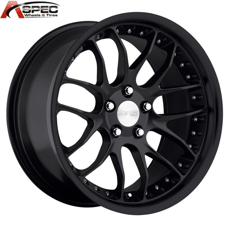 MRR GT7 19X8.5 5X120 +20 MATT BLACK RIMS WHEELS BMW  