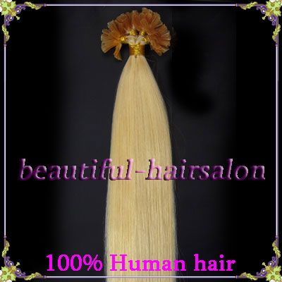   tipped real human hair extensions 613 light blonde 20 inch 70gram