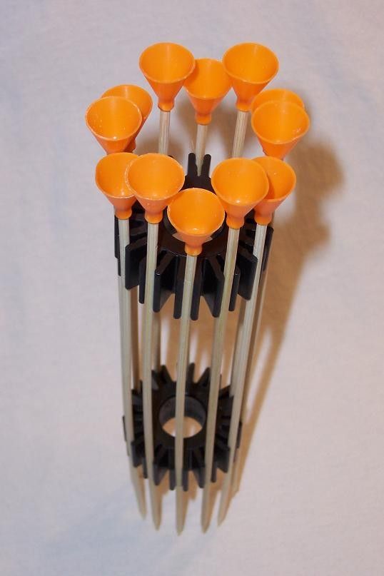 12pc BIG BORE .625 11 BAMBOO BLOWGUN DARTS W/ QUIVERS  