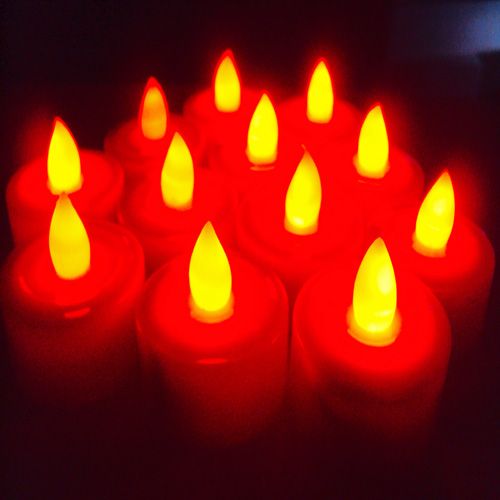 12 red tea light led candle wedding party decorati 12 blue