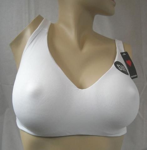 NEW JOE BOXER MICROFIBER Cotton Lined UW Bra 1000 42C WHITE  