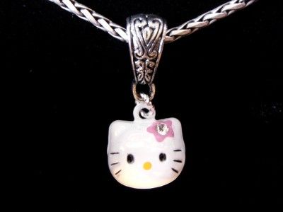 Hello Kitty Bell Charm w/ Rhinestone a Brighton Jewelry Tin or FREE 