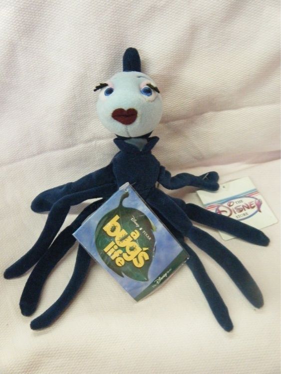 Disney Pixar A Bugs Life Bean Bag Rosie Spider Plush  