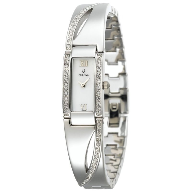 NEW BULOVA WOMENS WATCH 96T63 CRYSTAL BRACELET BW75  