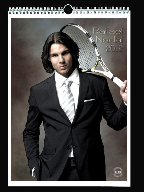 RAFAEL NADAL 2012 WALL HOLIDAY CALENDAR  