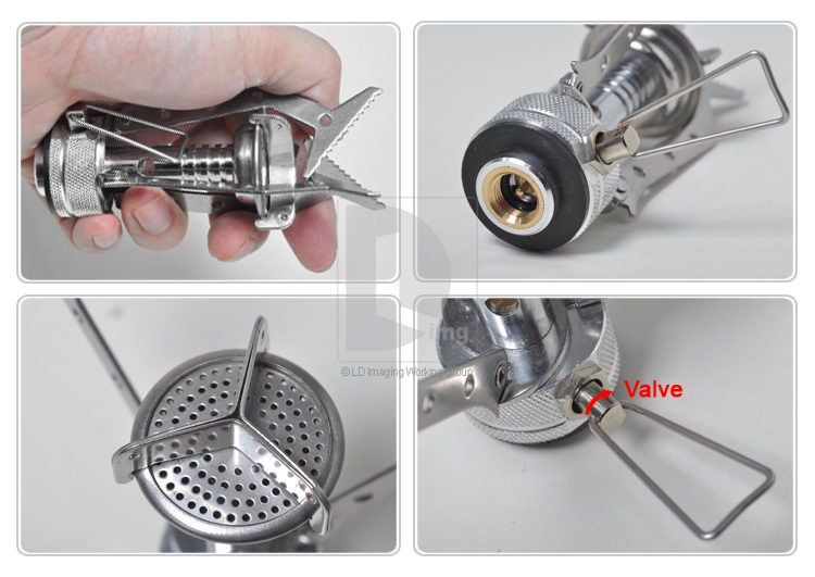 Mini Camping stove Gas Powered Portable Picnic stove  