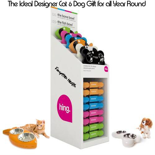 Hing Design Dog Cat Feeding Food Bowl   Super Luxury Pet Gift  