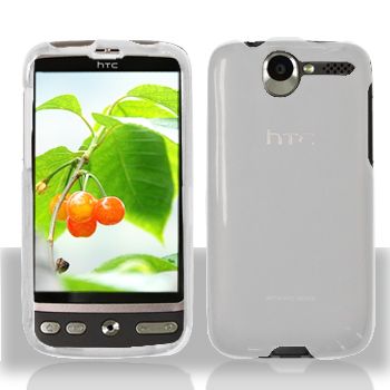 New For HTC G7 Desire Cell Phone Clear Faceplate Accessory Hard Case 