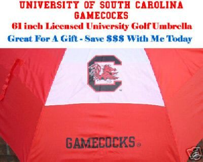 South Carolina Gamecocks Golf Umbrella Brand NEW  