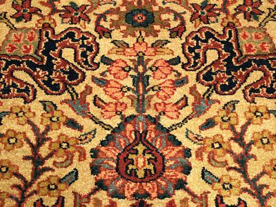 5x7 Handmade Vegetable Dye Wool Sultanabad Area Rug  