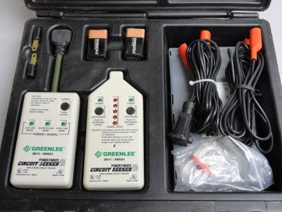 GREENLEE 2011/00521 POWER FINDER CIRCUIT SEEKER TRACER KIT  