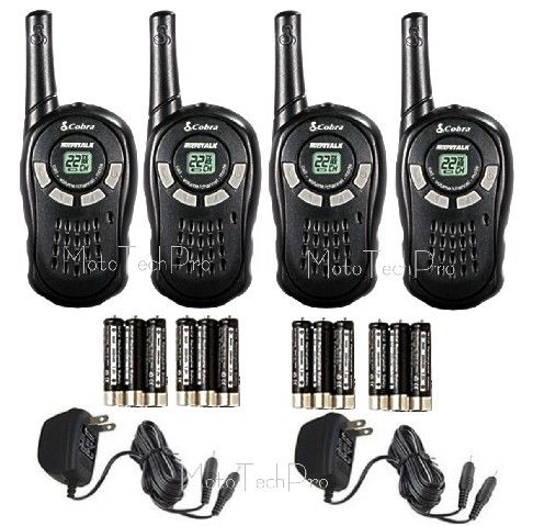 NEW Cobra Walkie Talkie + Charger vacation security ski hunt two 2 