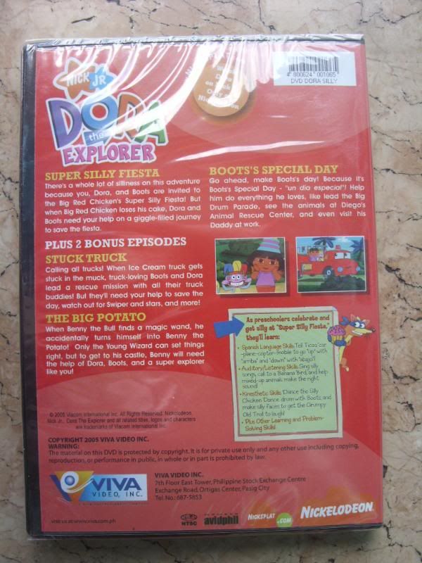 DORA THE EXPLORER Super Silly Fiesta NEW DVD SEALED  