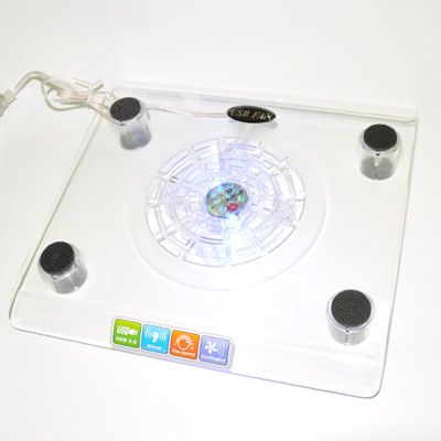 Fan LED Laptop Notebook Netbook Cooler Cooling Pad  