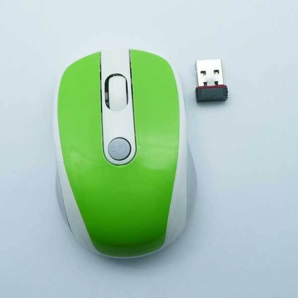 G500 Wireless Mice Optical Cordless Mouse Laptop Green  