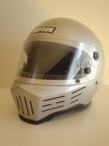 Vintage SIMPSON mod. 32 Motorcycle Helmet DARK VADER F1  