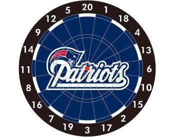 12 paper dartboards available for select nfl and mlb teams