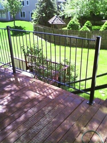 STRUCTURAL STEEL IRON FENCE YARD DECK LOT RAILING  