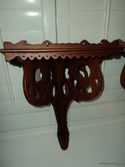 VINTAGE Large Decorative WALL Shelves from CHURCH Cross  