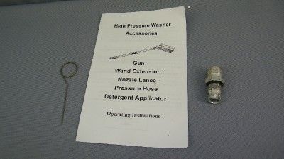 Pressure Washer Gun, Wand, Hose & Detergent Applicator  