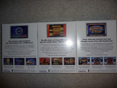 DVD GAME DEAL NO DEAL FAMILY FEUD WHO WANTS MILLIONAIRE  