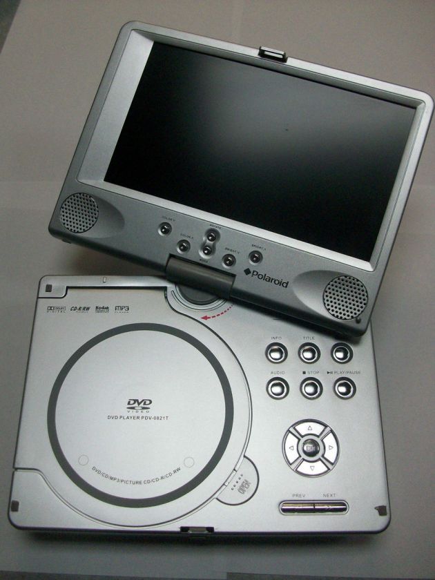 Polaroid PDV 0821T Portable 8 DVD Player  