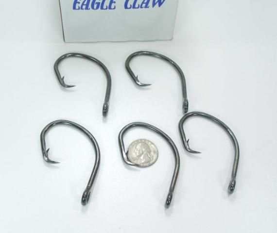 EAGLE CLAW 18/0 LAZER SHARP CIRCLE SEA HOOK L2045 50PK  