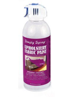 Upholstery Fabric Paint 8 oz Cans 9 Colors Simply Spray  