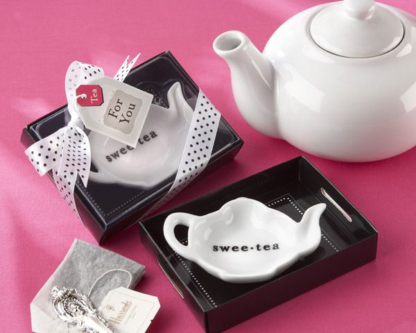 Ceramic Tea Bag Caddy Wedding Favor (100)  