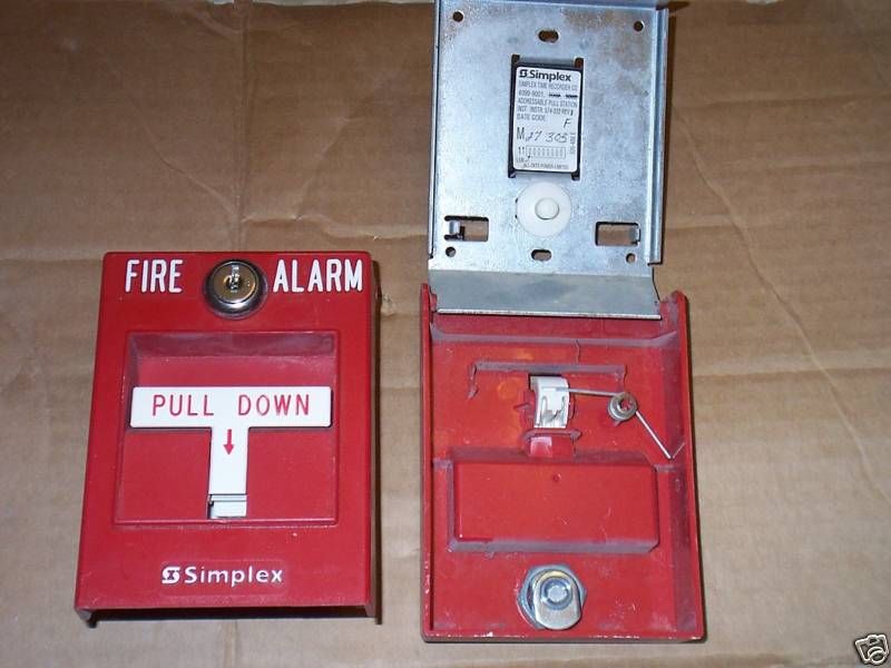 Simplex 4099 9001 SIGNALING FIRE ALARM PULL STATION  