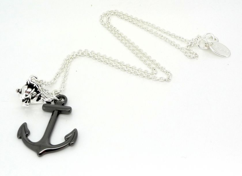 Disney Couture Little Mermaid Anchor Necklace Earrings  