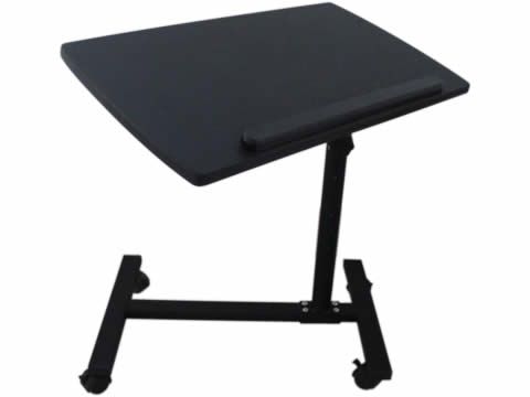   Adjustable Over Bed Laptop Table TV Food Tray Hospital Workstation