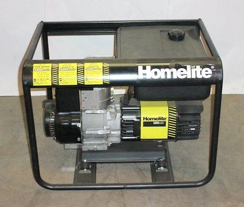 HOMELITE TECUMSEH 10 HP GAS GENERATOR LR5000T 5000 WATT  