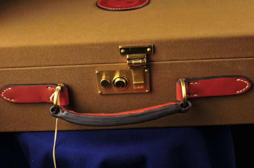 Great Lakes Sporting Arms Leather and Canvas Ammo Box  