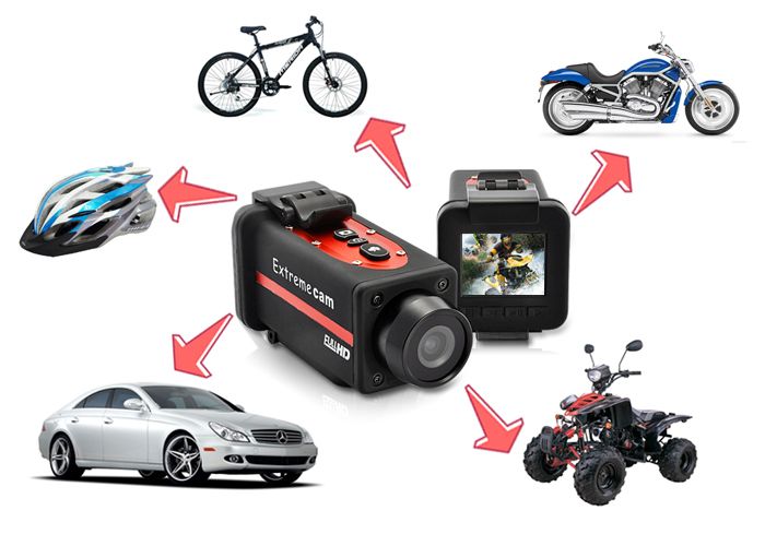 Crocolis HD   1080P Full HD Extreme Sports Action Camera (Waterproof)