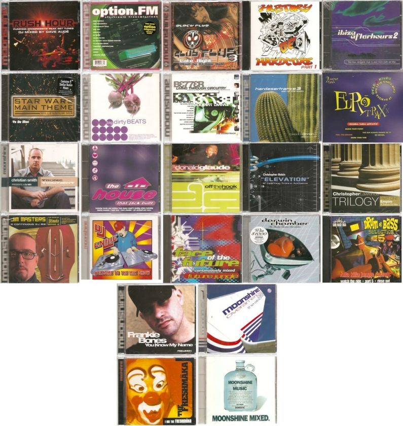 52 CD Lot   Electro Techno D&B Trance Goa DJ Dance  