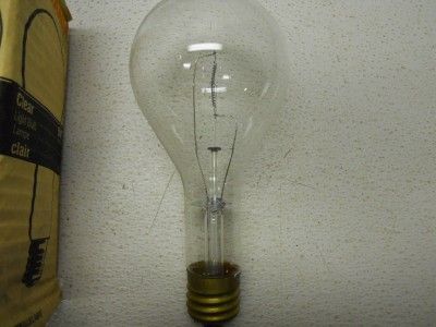 SYLVANA PS35 CLEAR INCANDESCENT LAMP LIGHT BULB 500W MOGUL BASE  