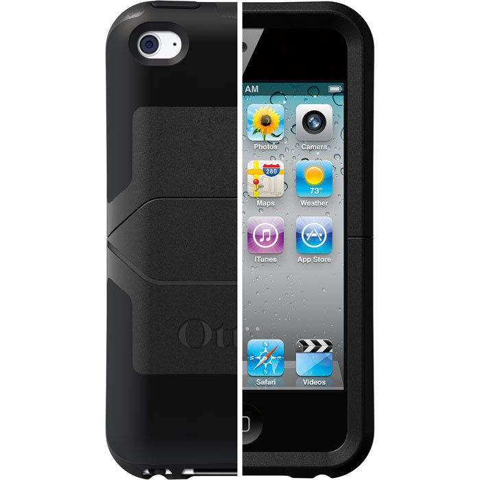 OTTERBOX REFLEX SERIES APPLE IPOD TOUCH 4G 4 G BLACK BRAND NEW RETAIL 