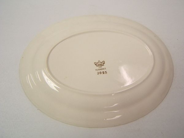 Pope Gosser Vintage China Oval Platter Florence  