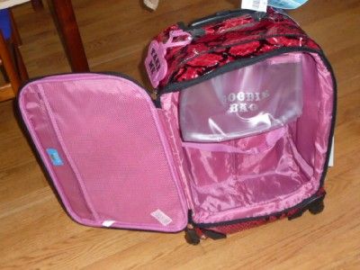 KATHY VAN ZEELAND RED SPINNER 20 CARRY ON LUGGAGE NWT  