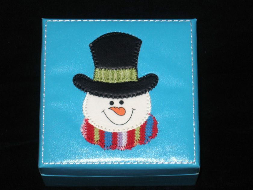   Snowman Gift Candy Card Jewelry Keepsake Box   NEW   