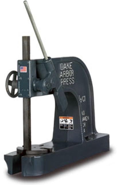 DAKE 3 TON RATCHET LEVERAGE ARBOR PRESS   NEW  